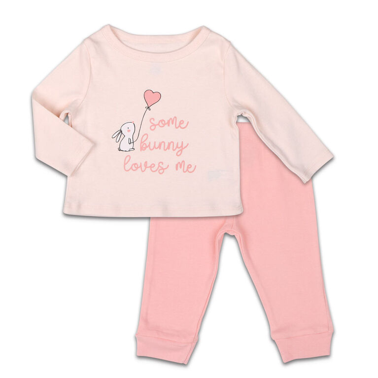 Ensemble chemise et pantalon Koala Baby Dream Girl, Some Bunny Love Me - 18 Mois