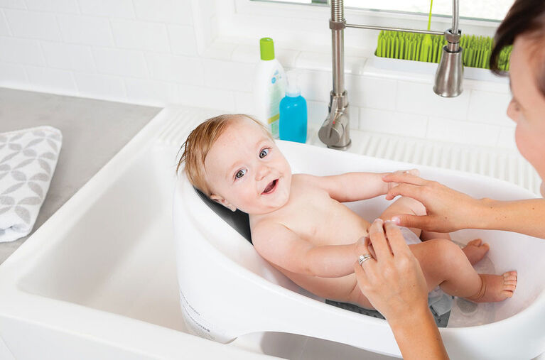 Boon Soak 3-Stage Bathtub - Grey