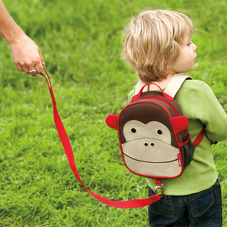 Skip Hop - Sac à dos avec harnais de sécurité Zoo - Singe.