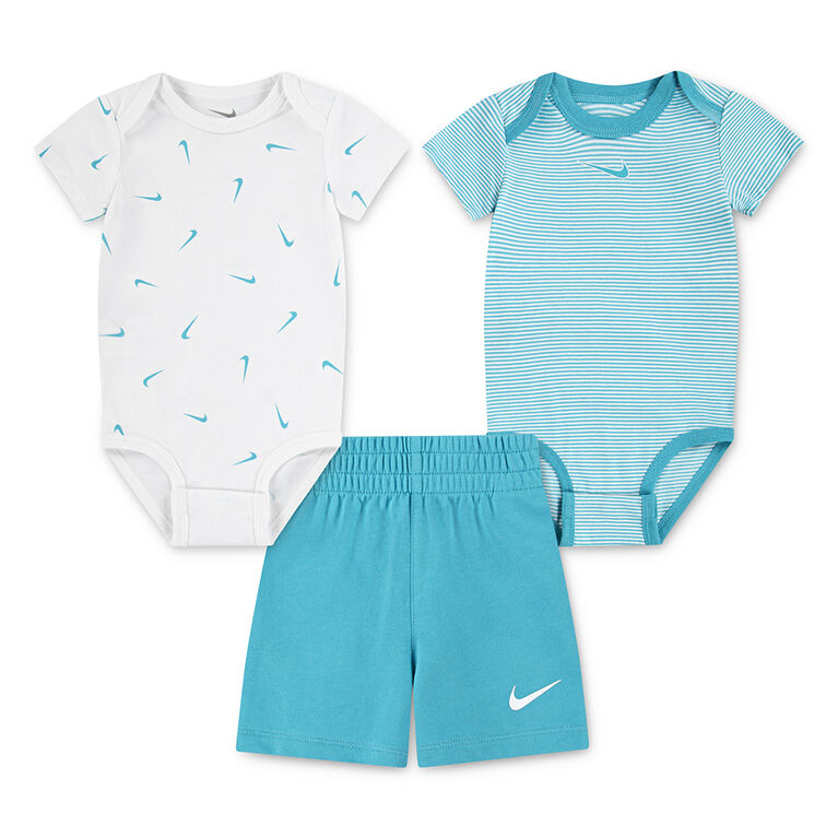 Nike Shorts Set - Dusty Cactus - Size 3 Months