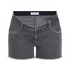 Motherhood Under The Belly Cut Off Short-Black-L
