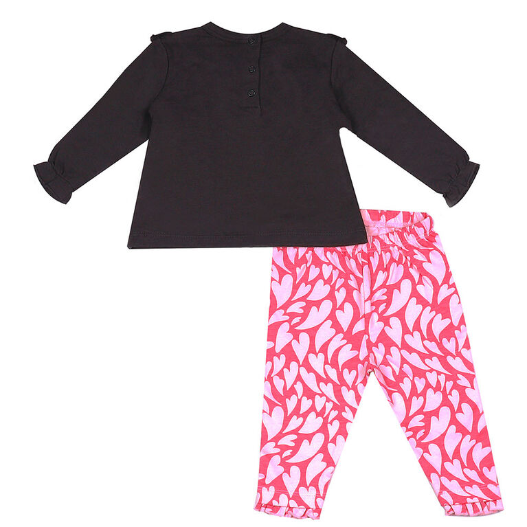 Earth by Art & Eden - Ensemble de 2 leggings Sophia - Nine Iron, 3 mois