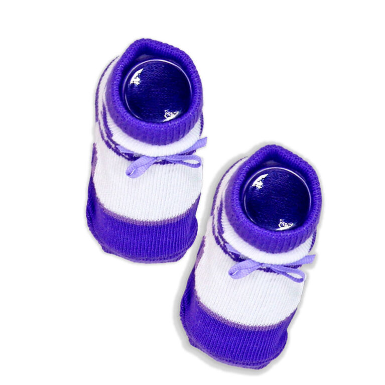 So Cute by Baby Mode 3 Pairs Crew Sock: Ballet Slippers with 3D Bows