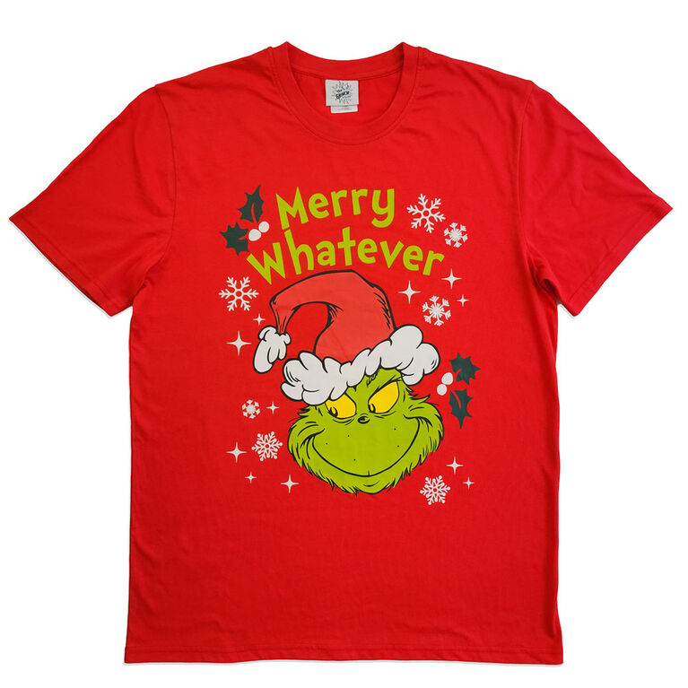 Adult Grinch Short Sleeve Tee - Red