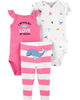Carter's 3 piece Whale Set - 3-6 mois