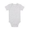 Koala Baby 4Pk Short Sleeved Solid Bodysuits, Pink/Lavender/Heather Grey/White, Size Preemie