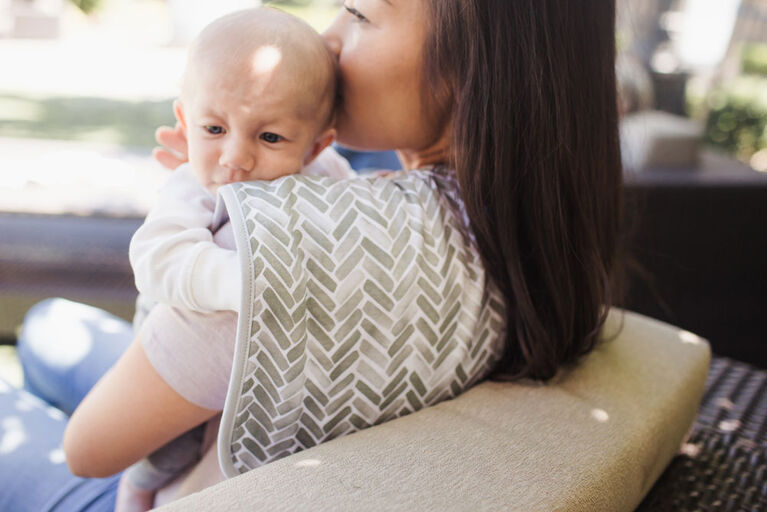 Copper Pearl Alta Burp Cloth