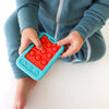 Nuby Giggle Bytes, Sensory Play Teether Phone - Blue/Orange