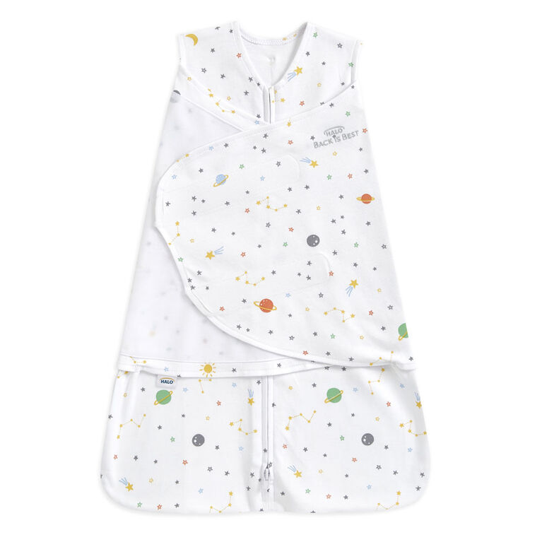 HALO SleepSack Swaddle - Cotton - Space Small 3-6 Months