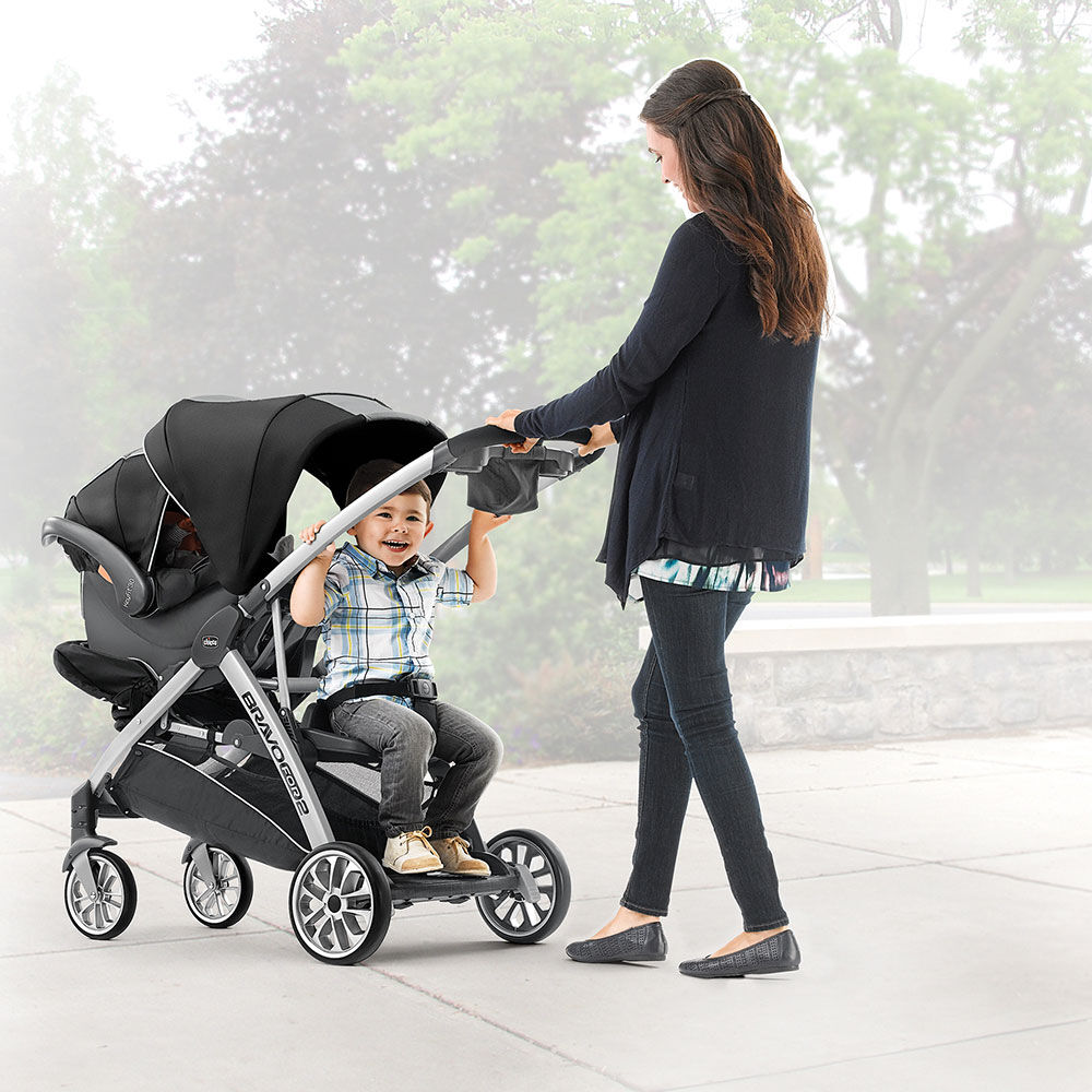 chicco bravo for 2 double stroller zinc