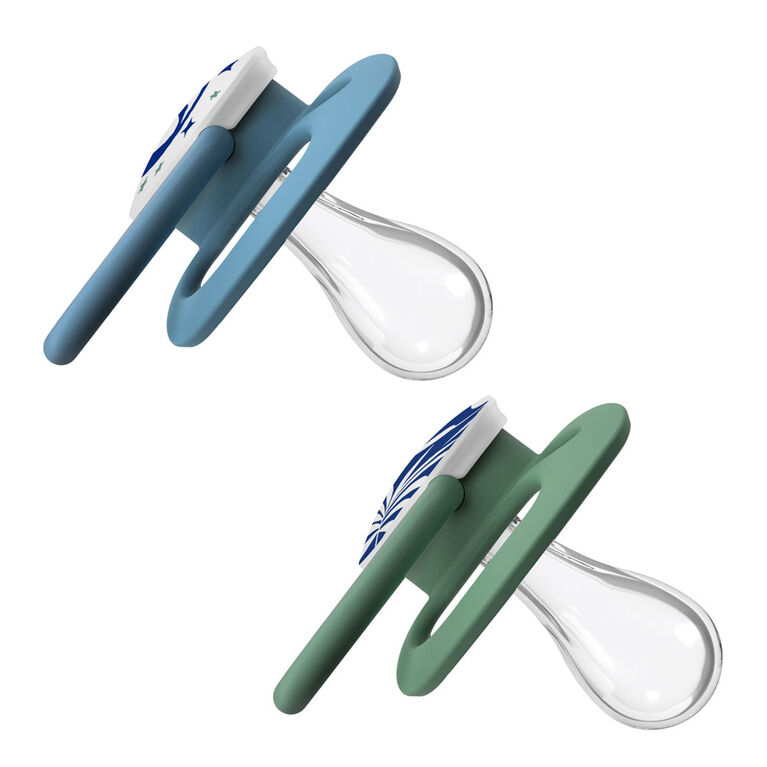 Advantage Pacifier Stage 2 Blue 4 Pack