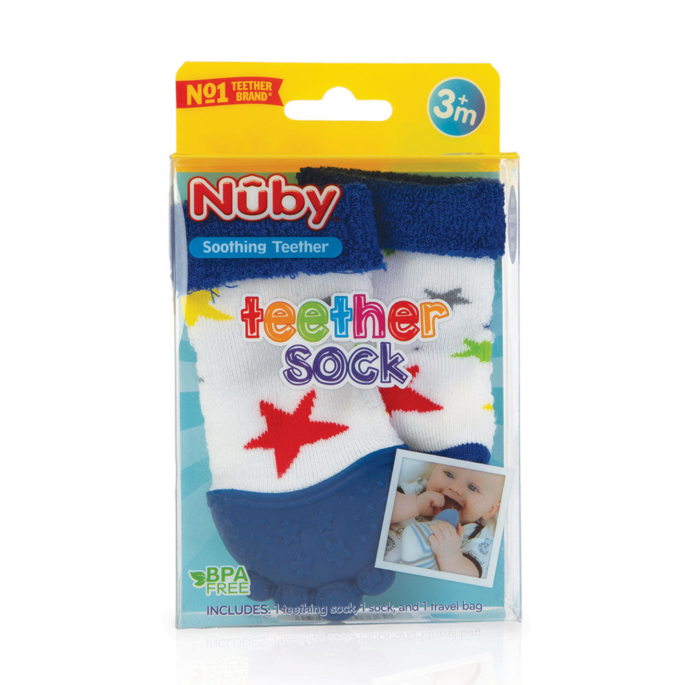 teething socks nuby