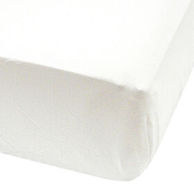 Perlimpinpin-Drap contour en coton-Blanc