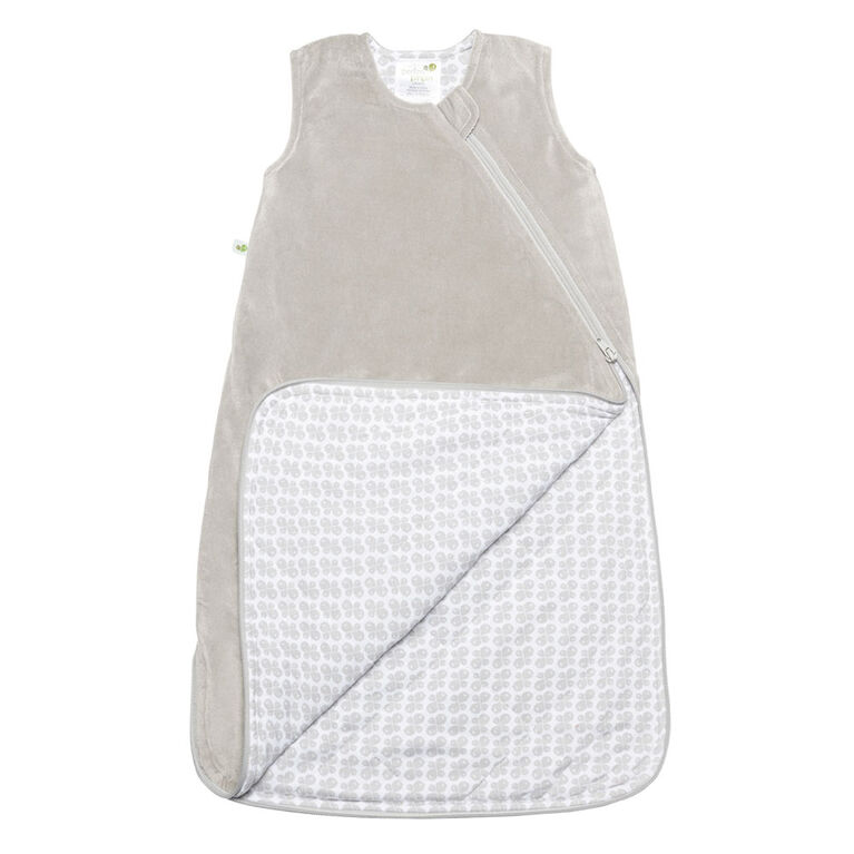 Perlimpinpin- Sac de nuit en Velour-TAUPE (2,5 TOG) - 0-6 mois