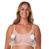 Basics by Bravado 2-in-1 Pumping and Nursing Bra, Soft Rose, Small