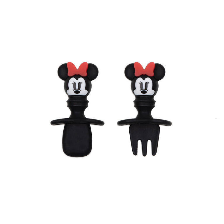 Bumkins Disney Chewtensils, Baby Led Weaning Stage 1 for Ages 6 months up - Minnie Mouse