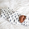 Copper Pearl Knit Swaddle Blanket Wild One Size