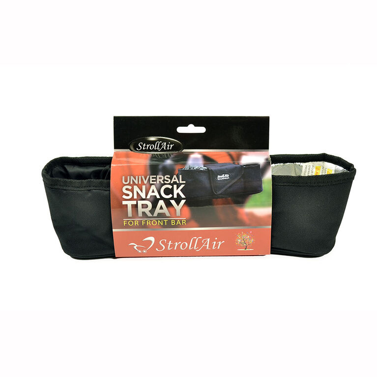 Plateau de collation pour enfant / organiseur avant Noir de StrollAir.