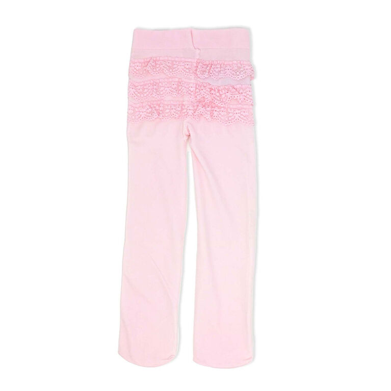 Baby Mode Signature Lot de 2 collants : rose et blanc 6-12 mois