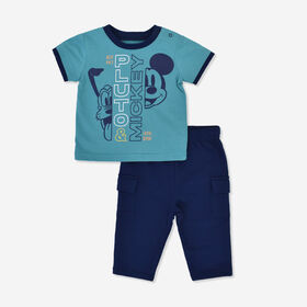 Mickey Mouse 2 Piece Top/Jogger Set Blue
