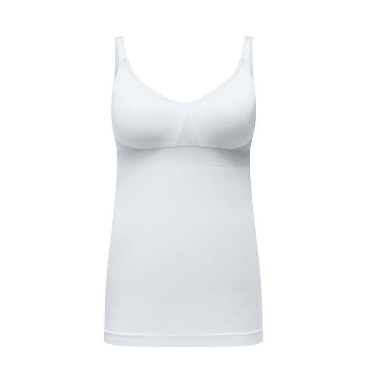 Bravado Body Silk Seamless Nursing Cami - White Medium