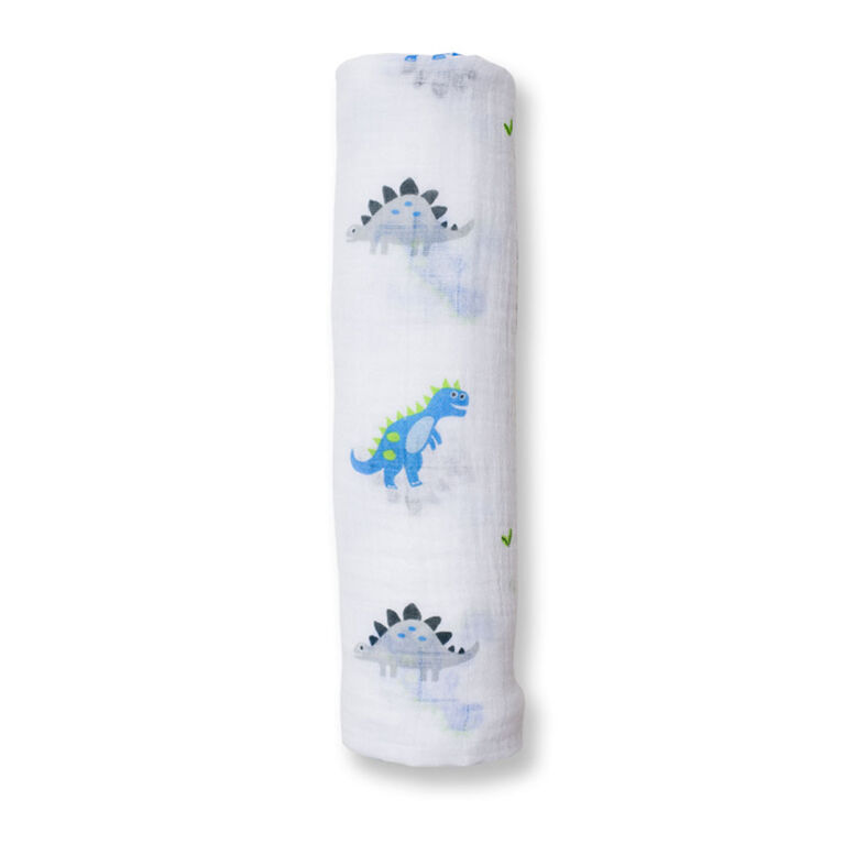 Lulujo Muslin Swaddling Blanket - Prehistoric Pals