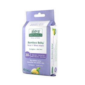 Aleva Naturals Bamboo Baby Serviettes Pour Moucher les Petits Nex.