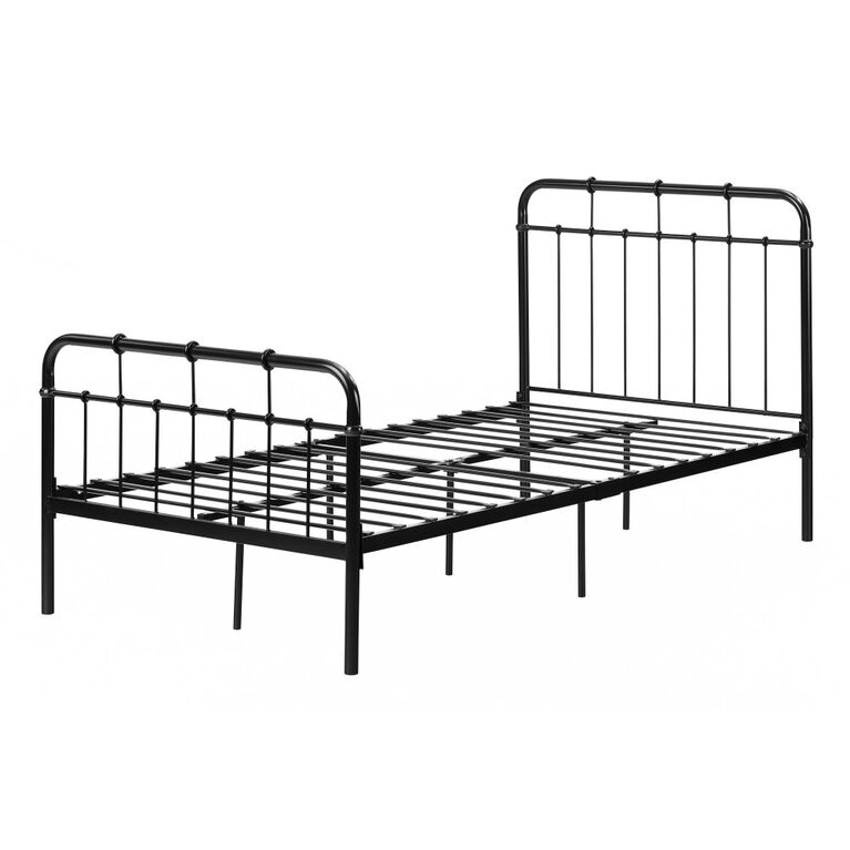 Cotton Candy Twin Metal Platform Bed BK