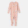 doux pyjama une pièce, 3-6m - rose