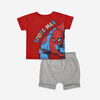 Marvel Spiderman 2 Piece Top/Short Set Red