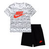 Ensemble de t-shirt et shorts Nike - Black - Taille 2T