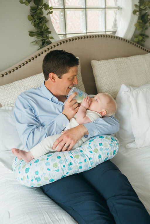 Dr. Brown's Breastfeeding Pillow with Cover, Green