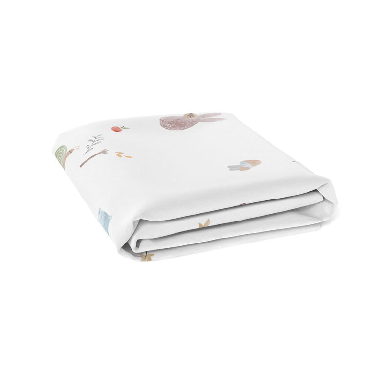 Kushies - Percale Dream bassinet sheet Forest