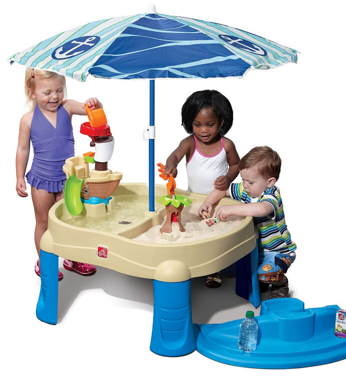 Step2 Sail Away Adventure Sand & Water Table With Umbrella R Exclusive Toys R Us Canada