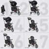 smarTrike STR7 - 7 Stage Folding Stroller Certified Luxury Baby Trike - Urban