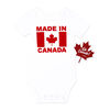 Oh Canada! By RTL Combinaison Blanche Fabriqué au Canada nouveau-né