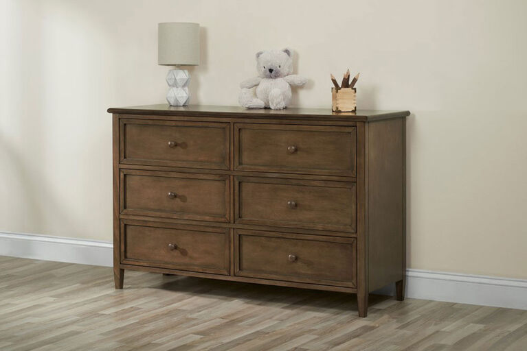 Oxford Baby Sienna 6 Drawer Dresser Acorn Brown - R Exclusive