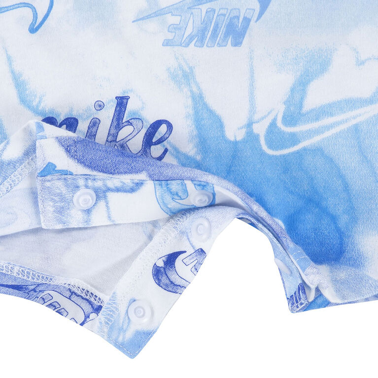 Nike Romper - White/Blue - Size Newborn