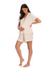 Chloe Rose 2 Piece Maternity & Nusing Short Set Oat