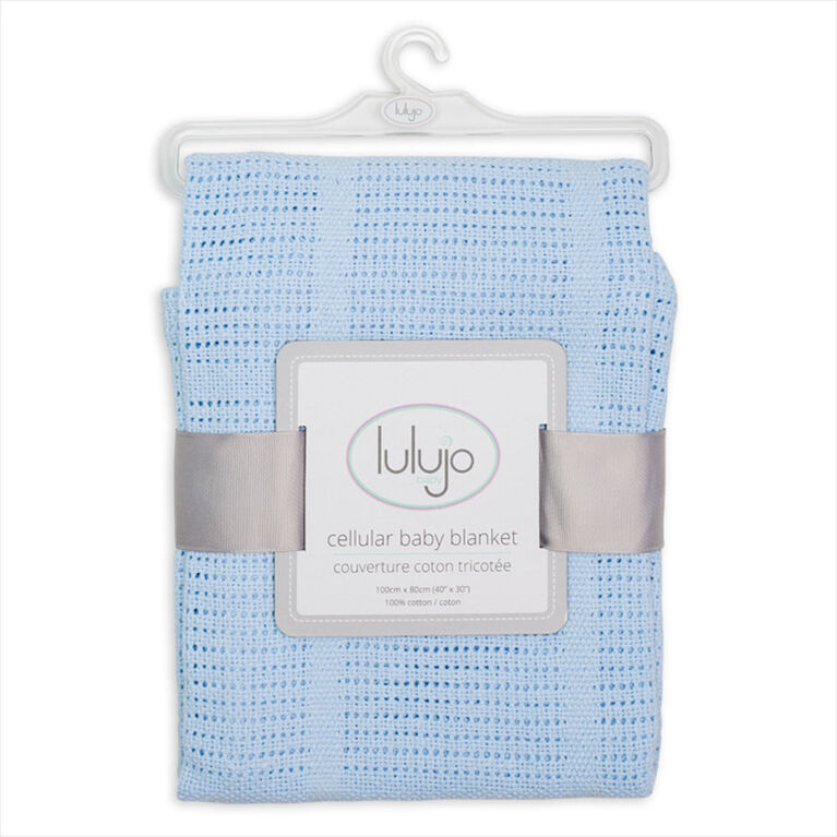 Lulujo Cellular Blanket - Blue