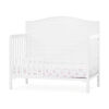 Forever Eclectic by Child Craft Wilmington Arch Top 4-in-1 Convertible Crib, Matte White