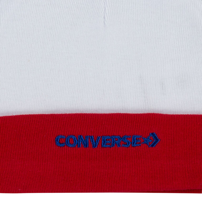 Converse 3 Piece Creeper Set - white/red - 0/6m