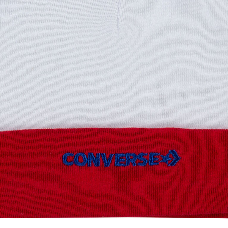 Converse - Ensemble cache couches 3 pièces - blanc/rouge - garçons - 0/6m