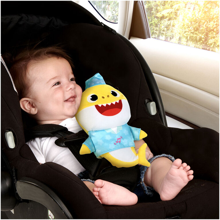 Sucette en peluche bébé requin