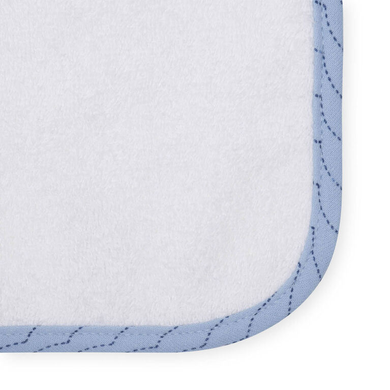 Koala Baby Hooded Towel and Washcloth Set, Blue Whale