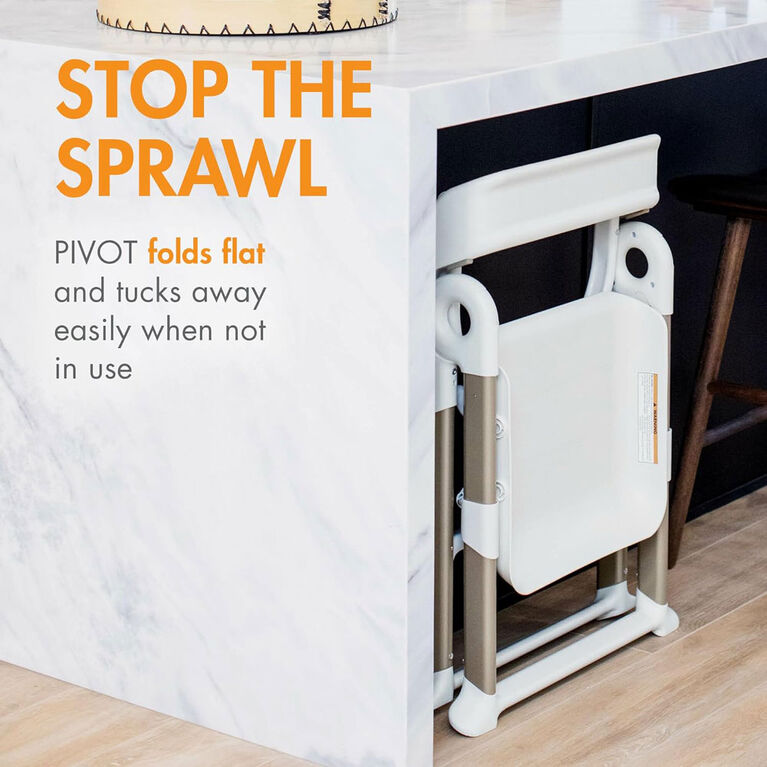 Boon-Pivot Toddler Tower-White