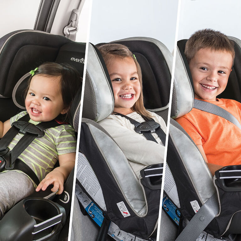Evenflo Symphony Dlx All In One Car Seat Ashland Grey R Exclusive Babies Us Canada - Evenflo Car Seat Symphony Dlx