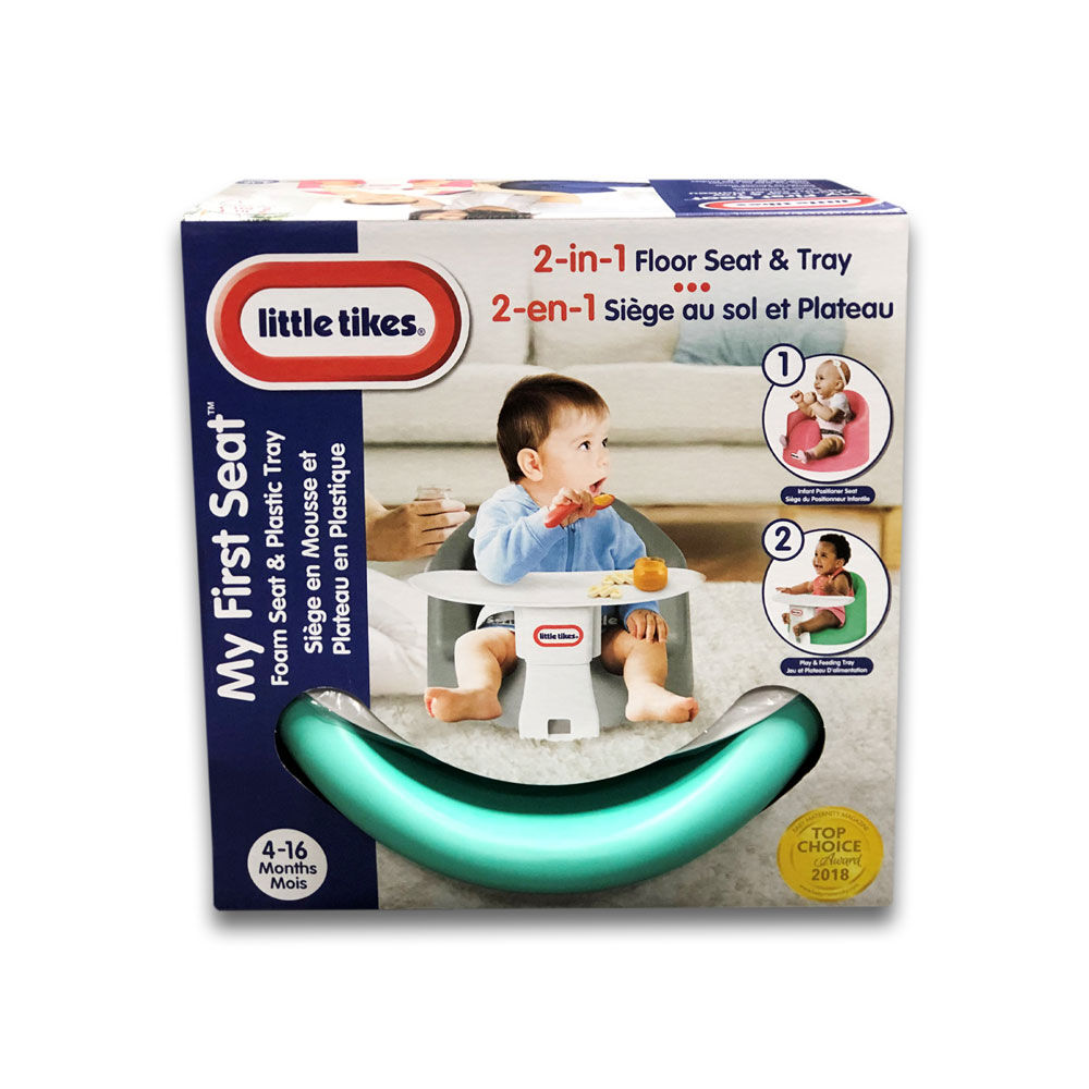 Little Tikes My First Seat 2 in 1 Floor Seat Tray Teal