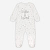 Rococo Footed Sleeper Grey