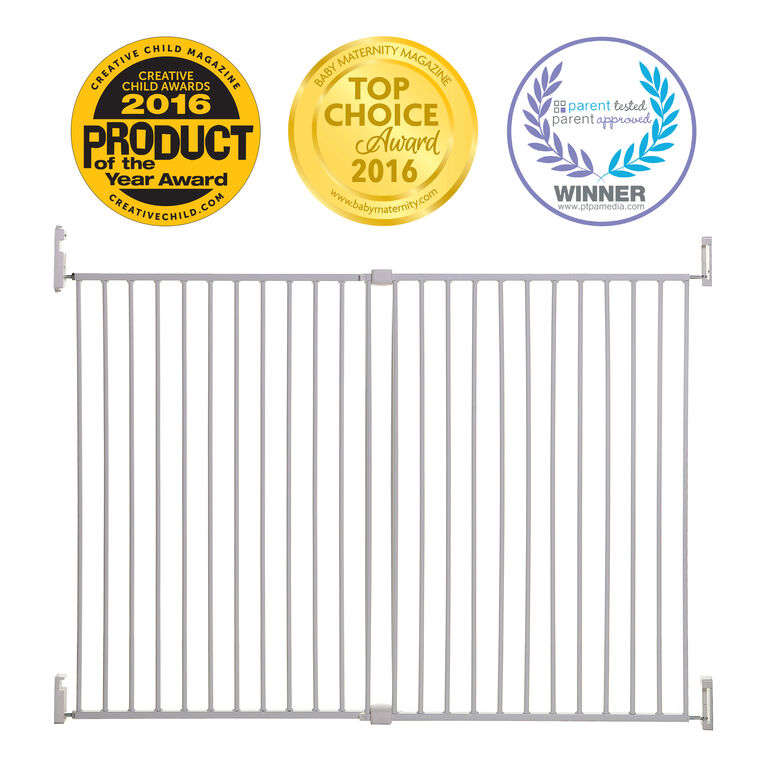 Dreambaby Broadway Xtra-Wide & Xtra-Tall Gro-Gate - White